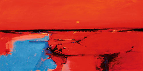 Framed Coastal Horizon II by Peter Wileman | 19 3/4 x 39 1/2