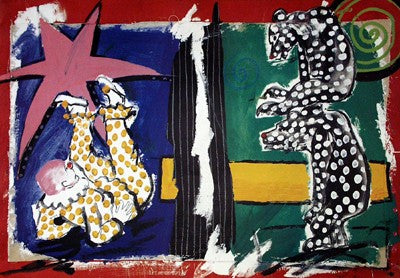 Up and Down by Rolf Knie Wall Art Décor 28 x 40 inch Art Print