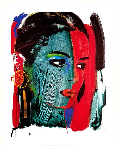 Eye to Eye by Rolf Knie - Abstract Art Print for Modern Home Decor