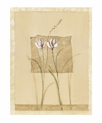 Fleurs de Champs II by Stephanie Flateau - Botanical Art Print for Home Decor