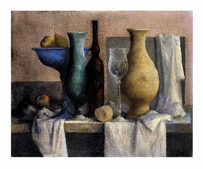 Formes et Couleurs by Guy Cambier - Modern Abstract Art Print | 19x25 " Wall Decor