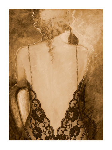 Lingerie I by Jack Appleman Art Print - Modern Wall Décor 31x24 Inches