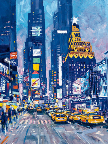 Times Square, NYC by Roy Avis - Iconic Manhattan Wall Art Décor 31x24 inch