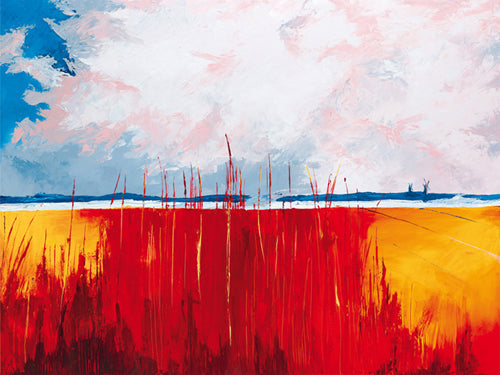 Far Horizon by Candice Tait Art Print - Coastal Landscape Wall Decor 23.5 x 28.5