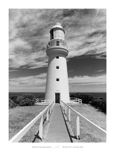 Lighthouse, Port Campbell, Australia by Monte Nagler - Coastal Wall Art Print 31.5 x 23
