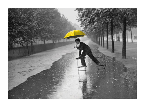 Flooded Mall, 1934 by H.F. Davis - Vintage Photography Art Print | Historical Wall Decor
