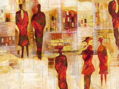 Vanity Fair I by Amanda Jennings - Modern Abstract Wall Art Print | 23.5 x 31 Decor