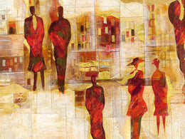 Vanity Fair I by Amanda Jennings - Modern Abstract Wall Art Print | 23.5 x 31 Decor