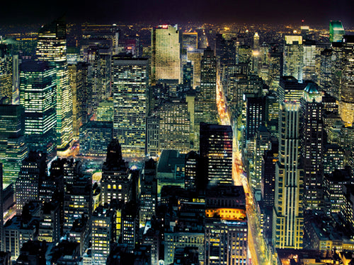 Empire State Building NYC Art Print by Henri Silberman - Iconic New York City Wall Decor 23.5 x 31.5 Inch