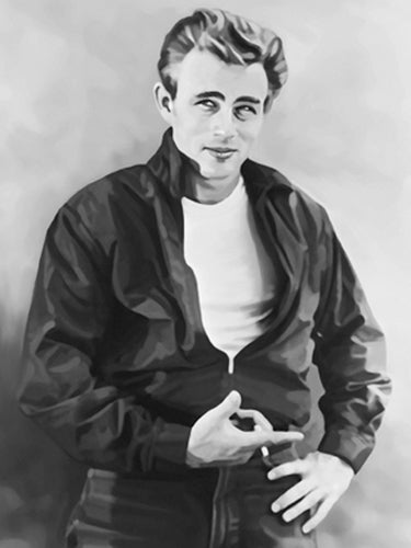 Jimmy by Tom Croft Art Print - Modern Portrait Wall Decor 31.5