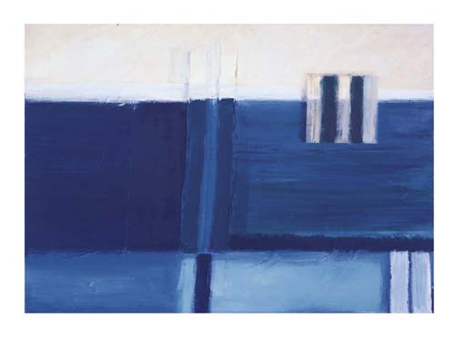 By the Sea Art Print by Sabina Palmer - Coastal Wall Decor 23.5 x 31.5