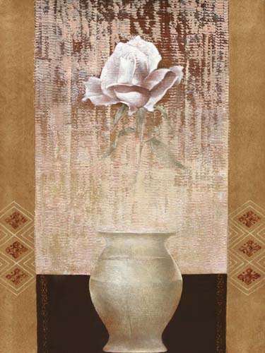 Ambient Rose by Mira Latour - Elegant Floral Wall Art Print for Home Decor 31.5 x 24 Inches