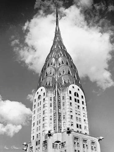 Chrysler Building Art Print by Henri Silberman - Iconic NYC Wall Art Décor 31.5 x 23.125
