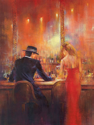 After Midnight I by Pedro Alvarez Art Print - 31.5 x 24.5 " Wall Decor