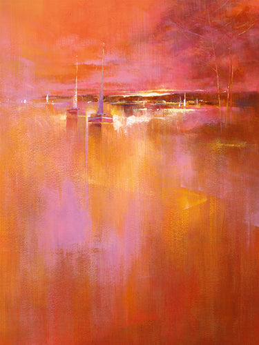 Marina Rossa by Aldo Gerosa - Modern Wall Art Print 31 x 23