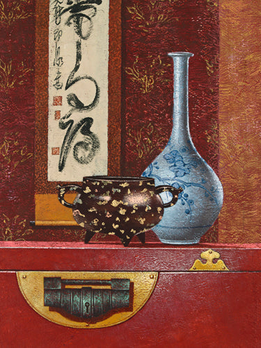 Feng Shui II Art Print by Mira Latour - Serene Wall Art Décor 31 x 24 Inches