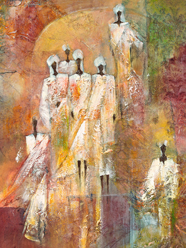 Sahara II by Eduardo Jindani - Abstract Desert Wall Art Print | 31 1/2 x 23 5/8 inch