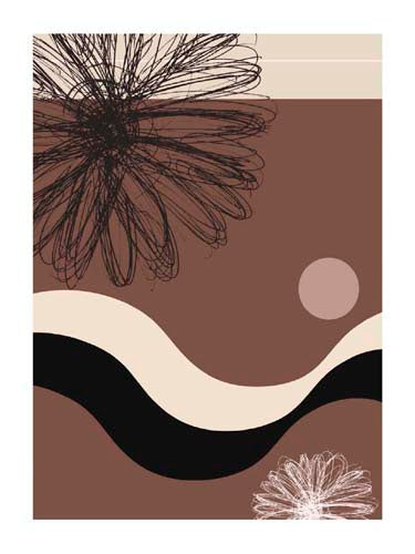 Waveform by Jo Parry Wall Art Décor 31 1/2 x 23 1/2 Art Print