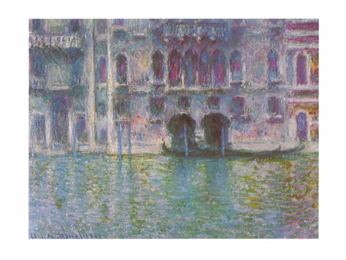 Framed Palazzo de Mula, Venezia by Claude Monet | 23 1/2 x 31 1/2