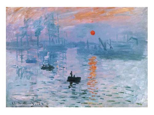 Impression: Soleil Levant by Claude Monet Wall Art Décor 23 1/2 x 31 1/2 Art Print