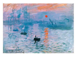 Impression: Soleil Levant by Claude Monet Wall Art Décor 23 1/2 x 31 1/2 Art Print
