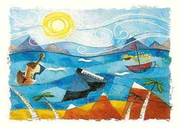 California Currents by Antonio Cangemi Wall Art Décor 9 1/2 x 11 3/4 Art Print