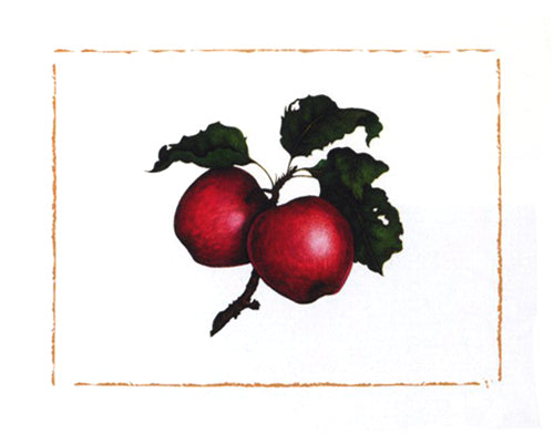 Framed Jonalicious Apple by Morgan Kari | 9 1/2 x 11 3/4