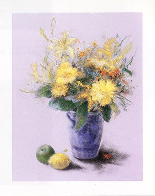 Blumenstrauss IV by Mimi Selzner Wall Art Décor 11 3/4 x 9 1/2 Art Print