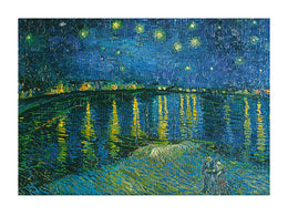 La Nuit Etoilee by Vincent van Gogh Wall Art Décor 9 1/2 x 11 3/4 Art Print