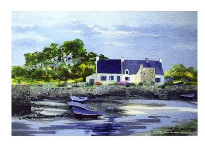 Petit Port I by Marc LeCoultre Wall Art Décor 9 1/2 x 11 3/4 Art Print