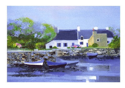 Petit Port II by Marc LeCoultre Wall Art Décor 9 1/2 x 11 3/4 Art Print
