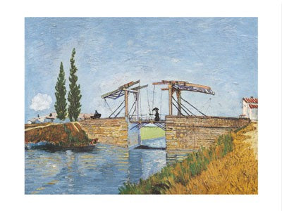 Le Pont de Langlois by Vincent van Gogh Wall Art Décor 9 1/2 x 11 3/4 Art Print