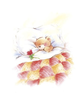 Sweet Dreams II by Makiko Wall Art Décor 11 3/4 x 9 1/2 Art Print