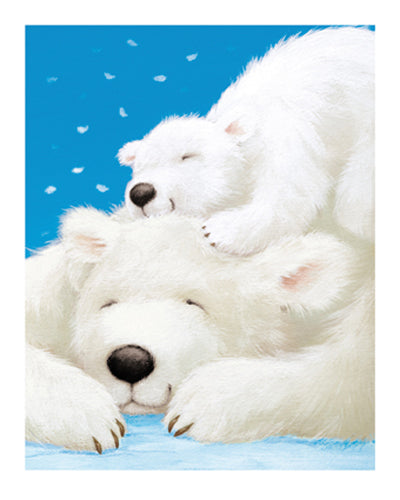 Framed Fluffy Bears II by Alison Edgson | 11 3/4 x 9 1/2
