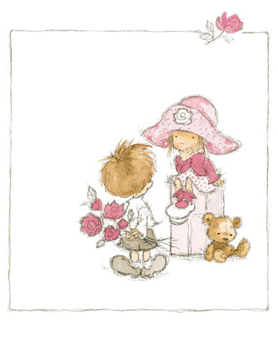 Framed Children's World II by Annabel Spenceley | 11 3/4 x 9 1/2
