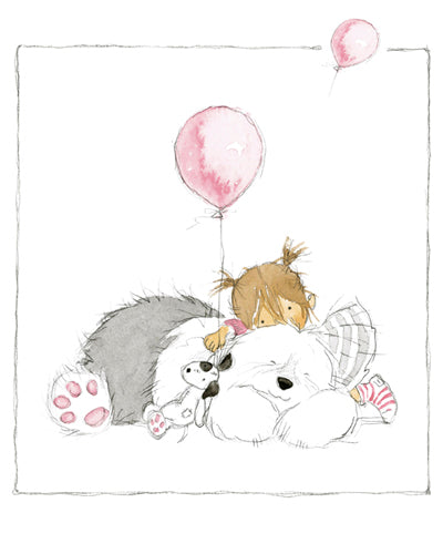 Framed Children's World III by Annabel Spenceley | 11 3/4 x 9 1/2