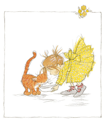 Framed Children's World IV by Annabel Spenceley | 11 3/4 x 9 1/2
