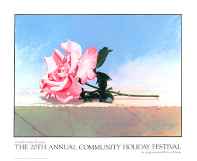 Framed Andalucia Rose, 1990 by John Kelley | 33 x 40