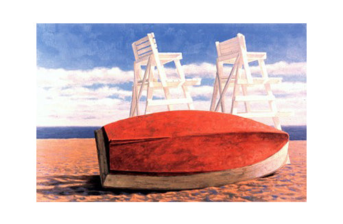 Short Beach Lookout by Joseph Reboli Wall Art Décor 24 7/8 x 38 Art Print