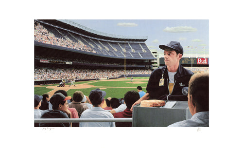 Yankee Stadium by Max Ferguson Wall Art Décor 22 x 35 Art Print