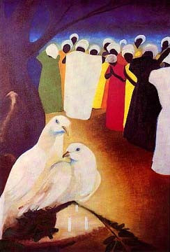 Peace Offering by Bernard Hoyes Wall Art Décor 24 x 18 Art Print