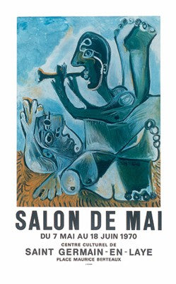 Salon de Mai by Pablo Picasso Wall Art Décor 29 7/8 x 18 5/8 Art Print