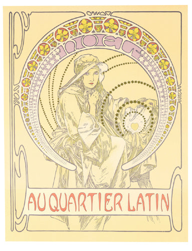 Lithograph Noel by Alphonse Mucha Wall Art Décor 32 x 24 1/2 Art Print