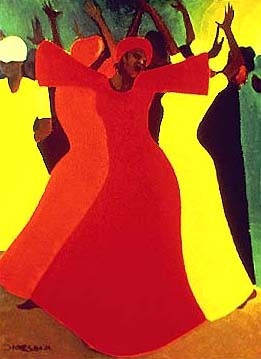 In the Spirit by Bernard Hoyes Wall Art Décor 29 1/2 x 23 1/2 Art Print