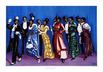 Cake Walk, 1898 by Don Reasor Wall Art Décor 24 x 34 Art Print