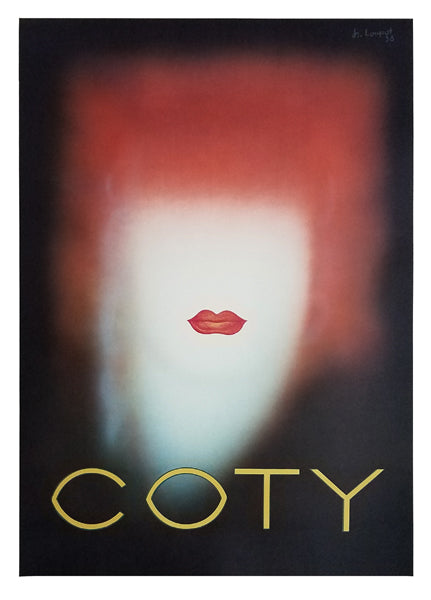 Coty by Charles Loupot Wall Art Décor 32 1/2 x 23 Art Print