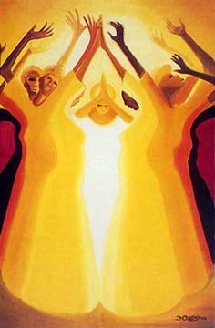 Blessings by Bernard Hoyes Wall Art Décor 28 x 22 Art Print