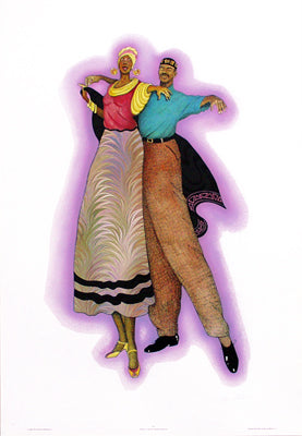 Framed Duet by Albert Fennell | 33 x 23