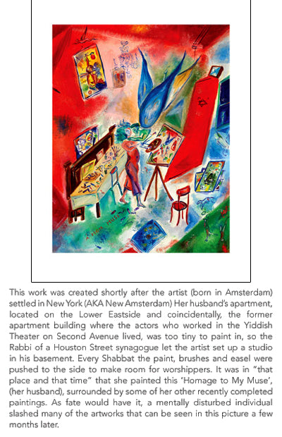 A Mon Muse by Shoshanna Brombacher Wall Art Décor 22 x 17 Art Print