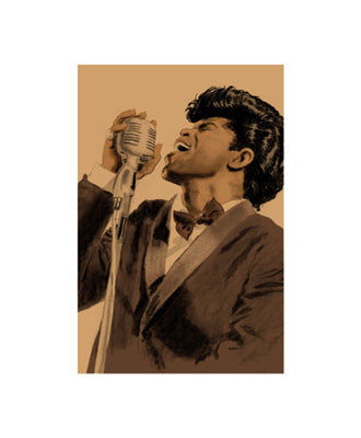 Framed James Brown by Clifford Faust | 17 x 14